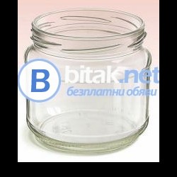 Нови стъклени буркани 380мл.