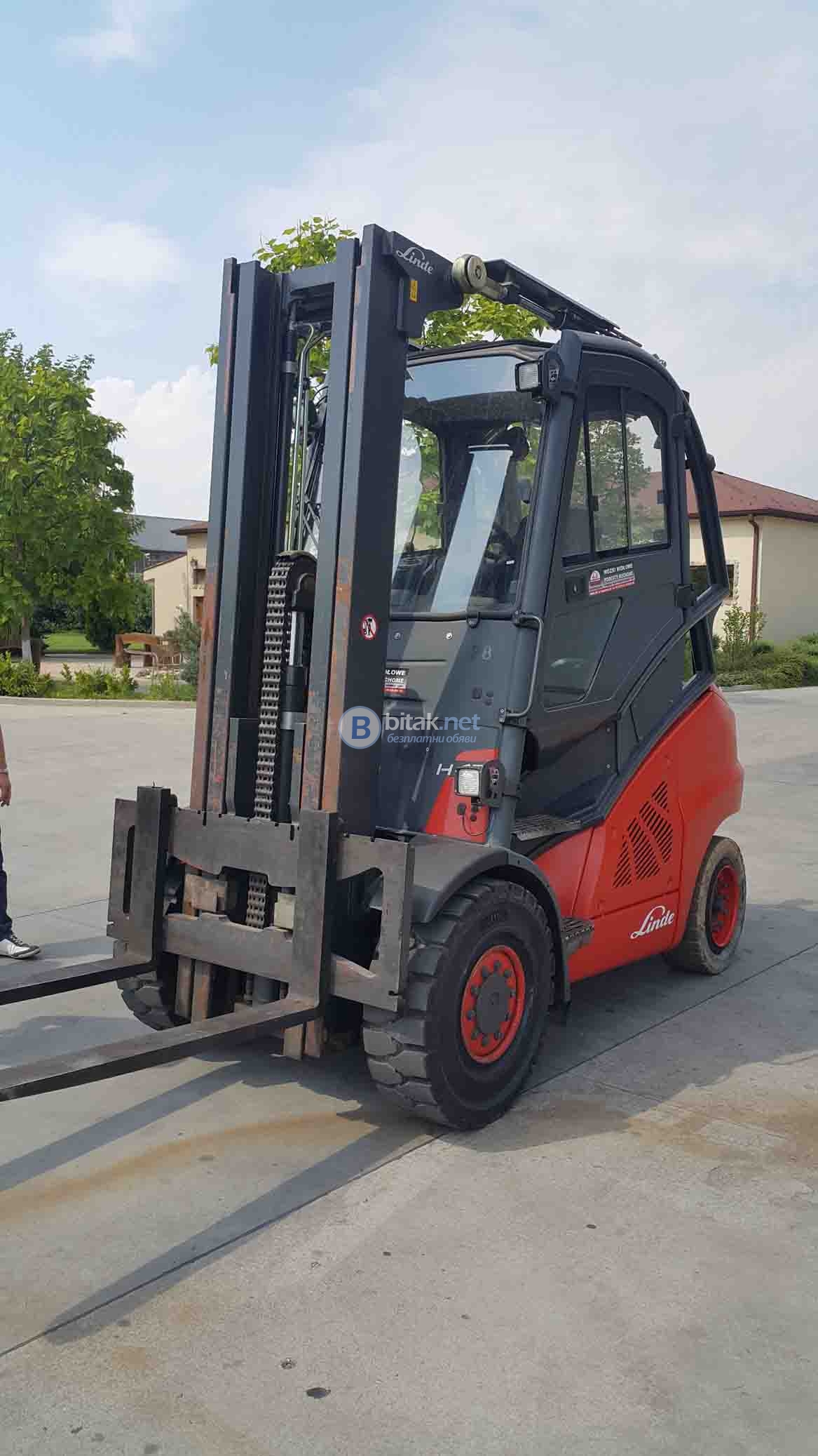 Мотокар linde h45t