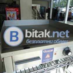 1.скара на ток тип плоча гладка стомана 50/40см.,за дюнер и бърза закуска, ресторанти, вън