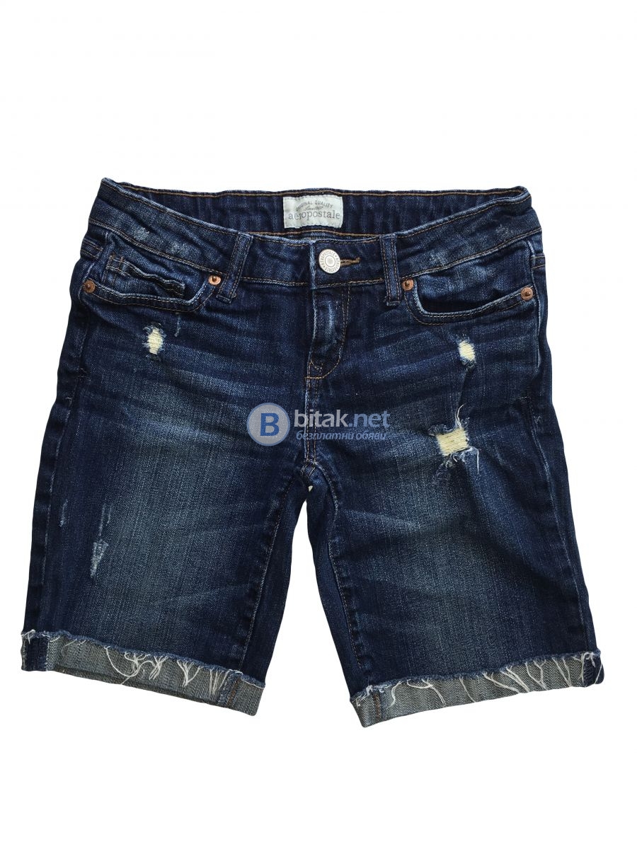 Детски ластични къси дънкови панталони - aeropostale