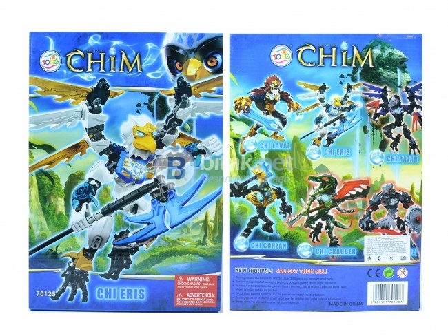 Голям конструктор legends of chim - chi eris 70125 в много части, 3+