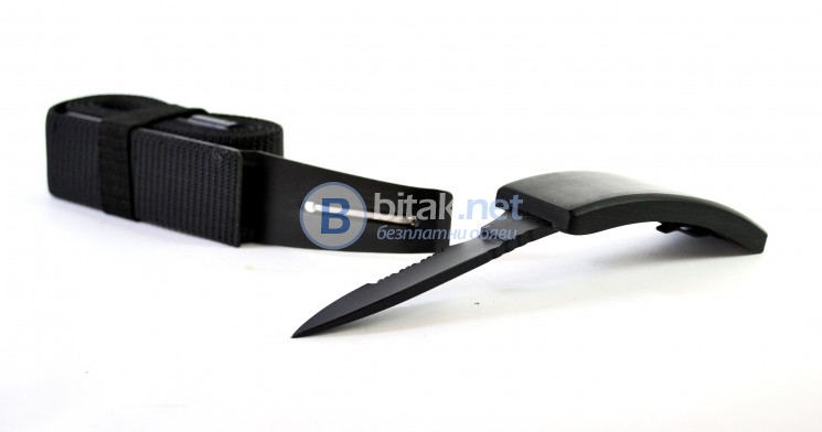 Рядък модел : belt knife dv-01 - нож, скрит в токата на универсален размер колан