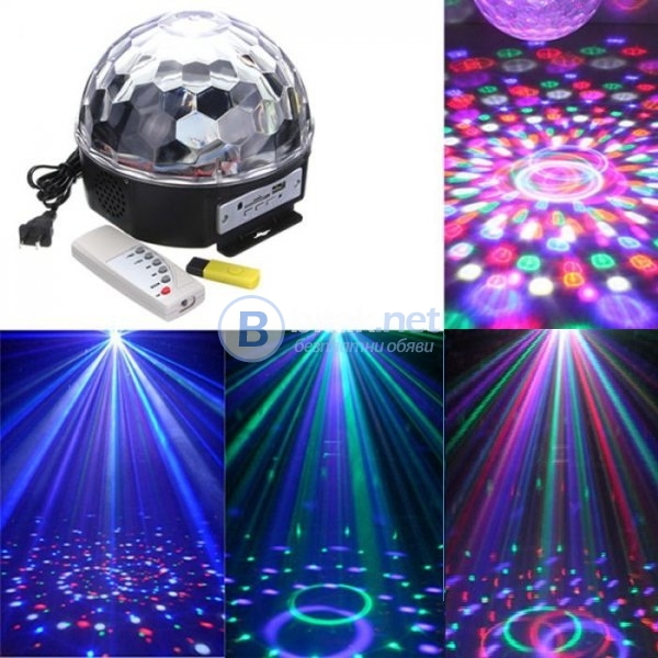 Диско топка / диско лампа / led light magic ball