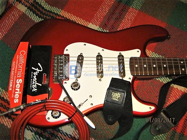 Squier strat by fender afinity series 2008 indonesia