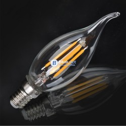 винтидж LED крушка C35  пламък  8W/ 220V