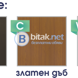 Интериорна HDF врата с код 033