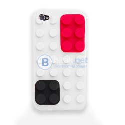 Оригинален и щур калъф за iPhone 4 в бяло