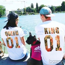СВЕТИ ВАЛЕНТИН ВЛЮБЕНИ LOVE T-SHIRTS ЗА ВЛЮБЕНИ SUMMER KING QUEEN с НОМЕР ПО ИЗБОР! Или с ТВОЯ идея!