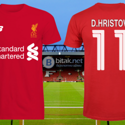 Детски и Мъжки тениски LIVERPOOL / ЛИВЪРПУЛ С ИМЕ И НОМЕР ПО ИЗБОР реплика! Още над 10 отбор