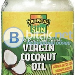 Tropical Sun Cold Pressed Virgin Coconut Oil / Тропикал Сън Студено Пресовано Кокосово Олио 480мл
