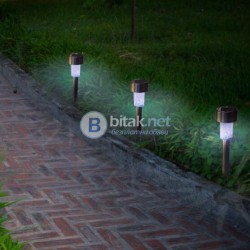 Комплект от 6 броя градински соларни LED лампи