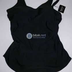 XL размер, Голям размер дизайнерски дамски бански рокля черна, swimdress, марка B.I.B.        Луксоз