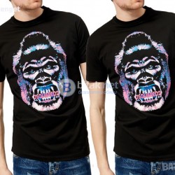 ХИТ МОДЕЛ! Мъжка тениска GORILLA с DSQUARED ДИСКУАРЕД принт реплика! Поръчай с твоя идея!