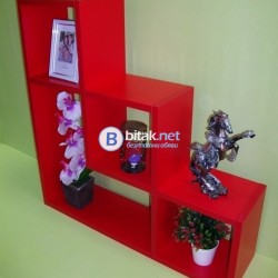 Актуални цени - www.etajerka.com. Етажерка за стена - Черен Гланц
