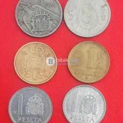 Лот испански монети различни години