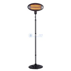 Печка кварцова Termomax TOX25B, 2000W, инфрачервена, стояща, открити и полуоткрити площи